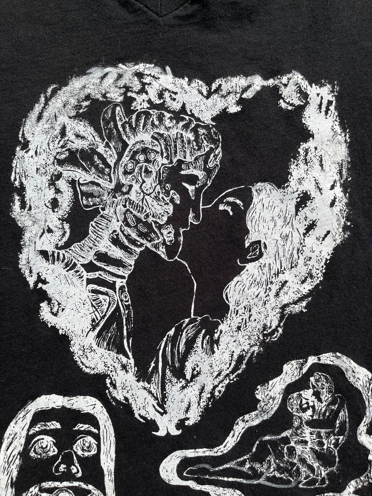 Future of Love SMALL black short sleeve graphic tee shirt