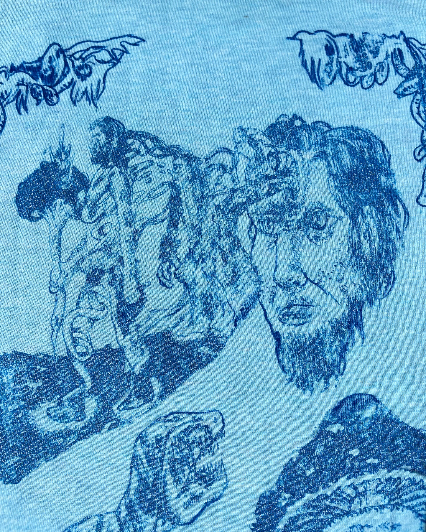 XL Evolution blue short sleeve shirt