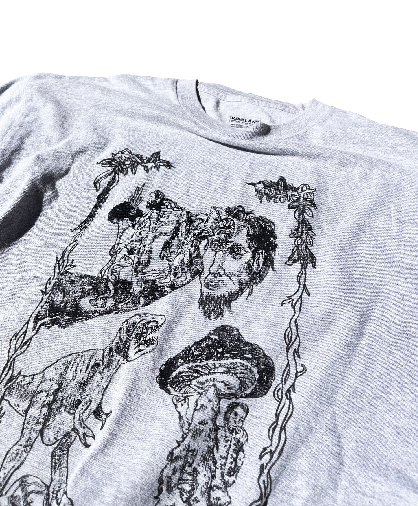 LARGE Evolution gray short sleeve shirt