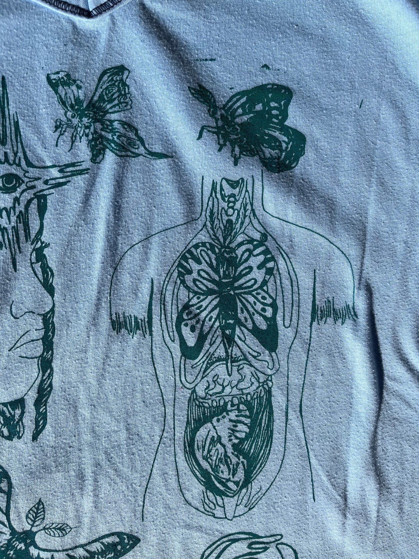 LARGE Journey short sleeve blue graphic tee shirt 02