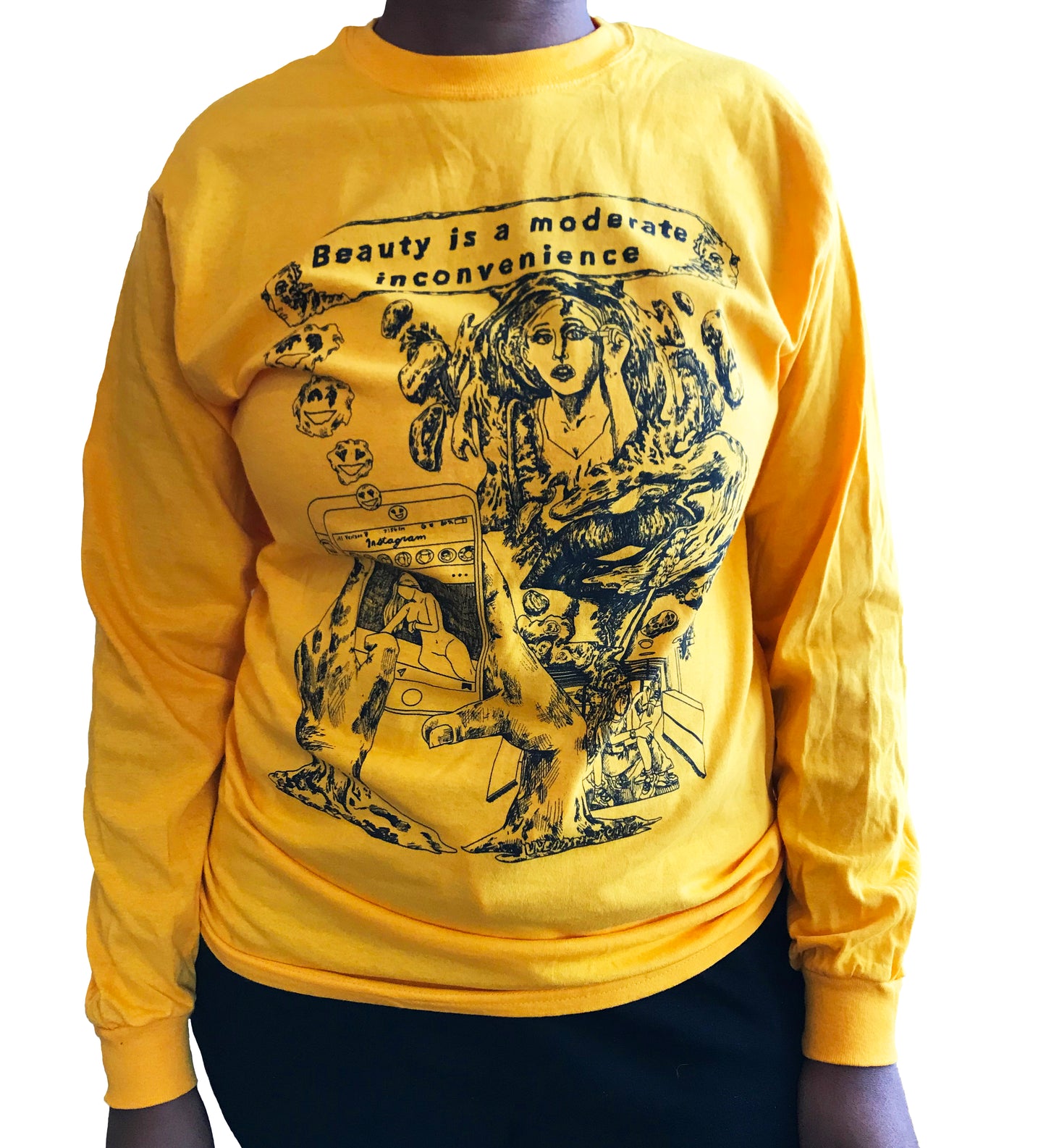 Beauty is a Moderate Inconvenience Unisex Long Sleeve Shirt