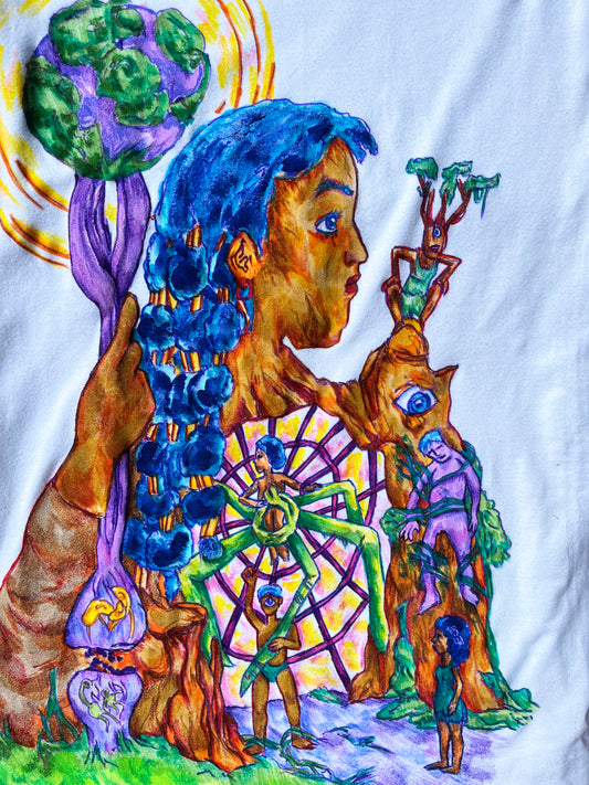 The Cave 1/1 Hand Drawn Graphic Tee Shirt