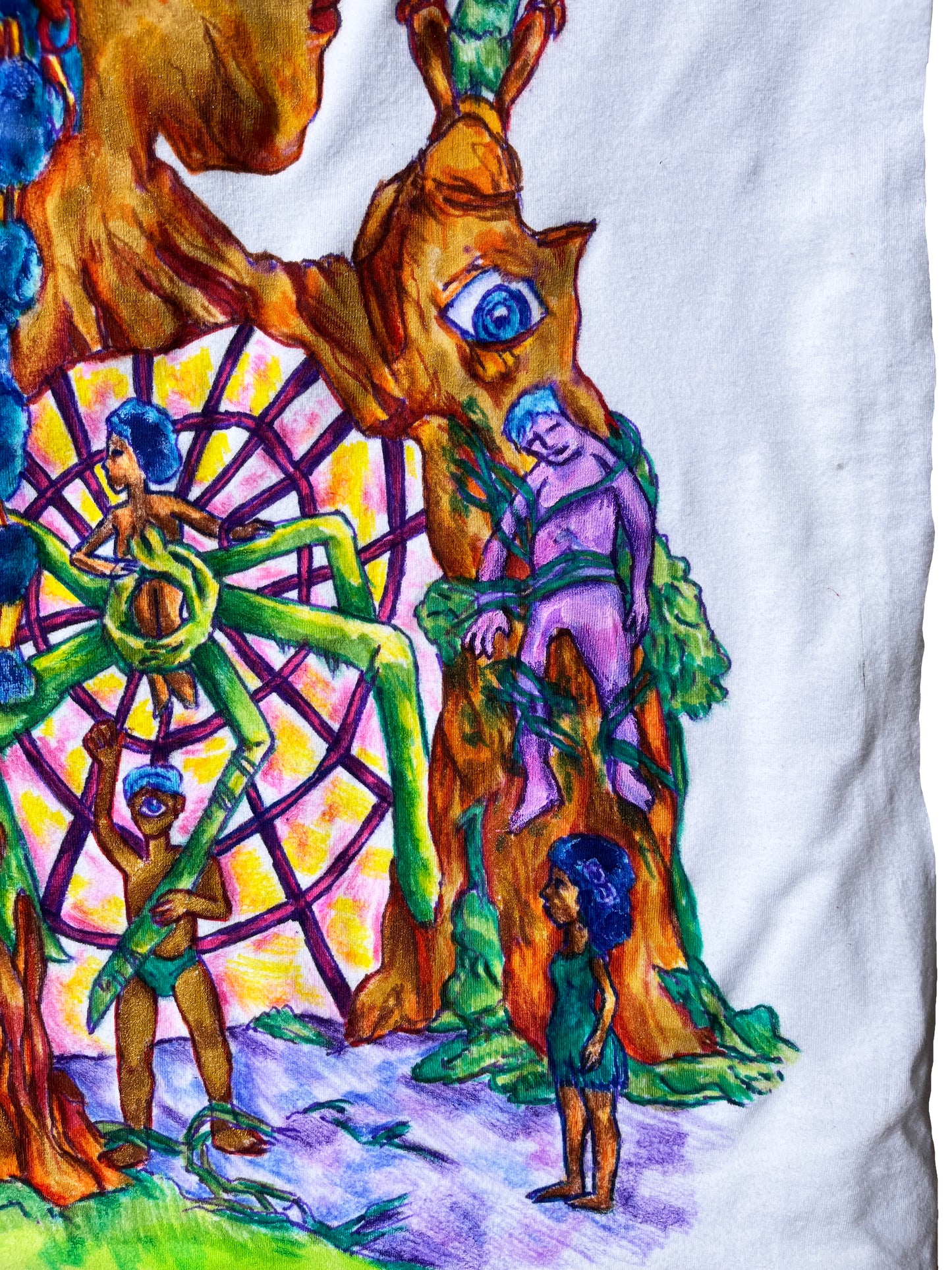 The Cave 1/1 Hand Drawn Graphic Tee Shirt