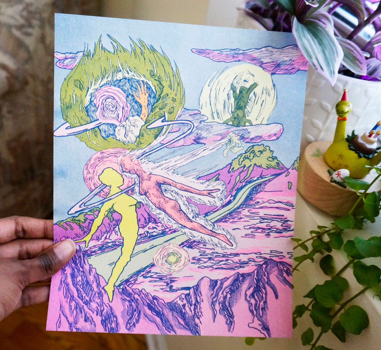 Freedom Risograph Print