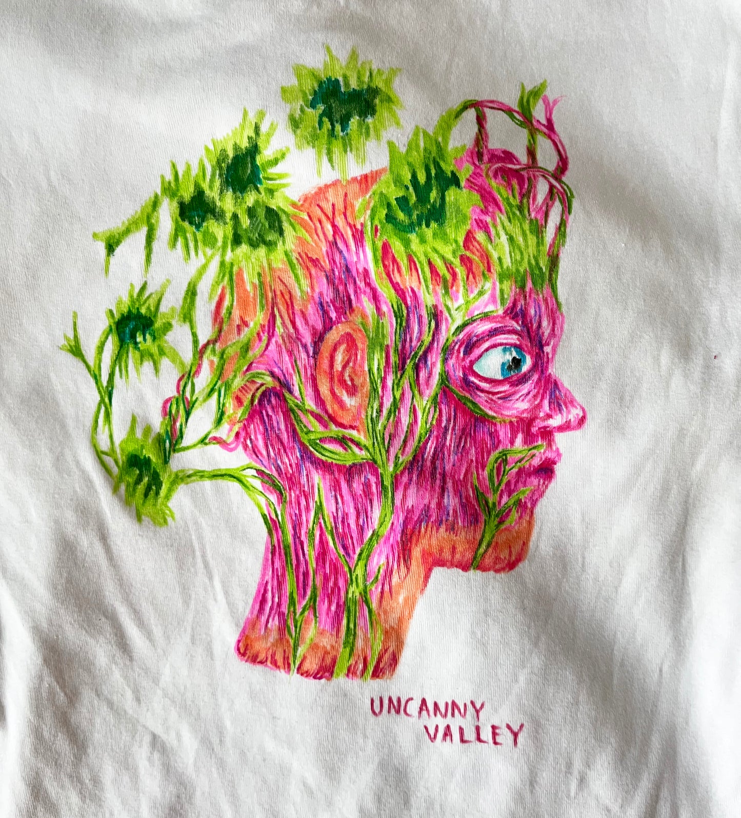Nothing Changes 1/1 Hand Drawn Short Sleeve T Shirt