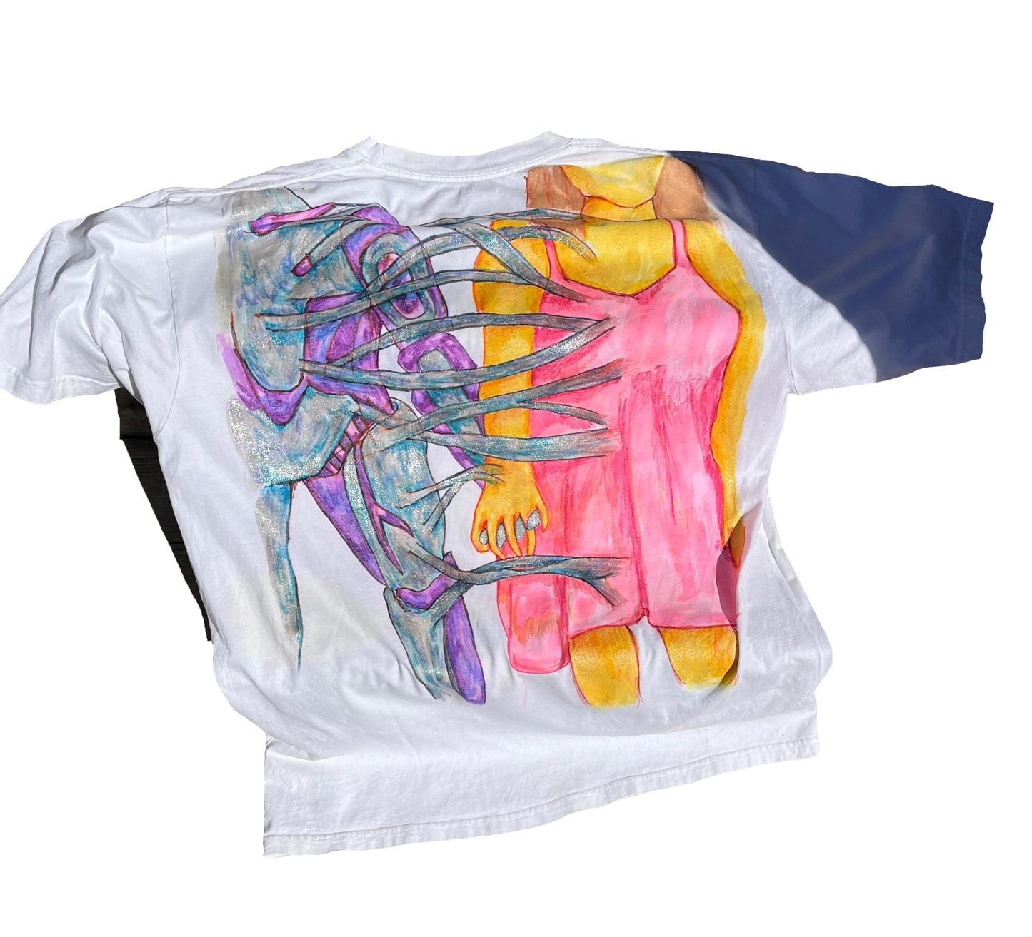 Future of Love 1/1 Hand Drawn Graphic Tee Shirt