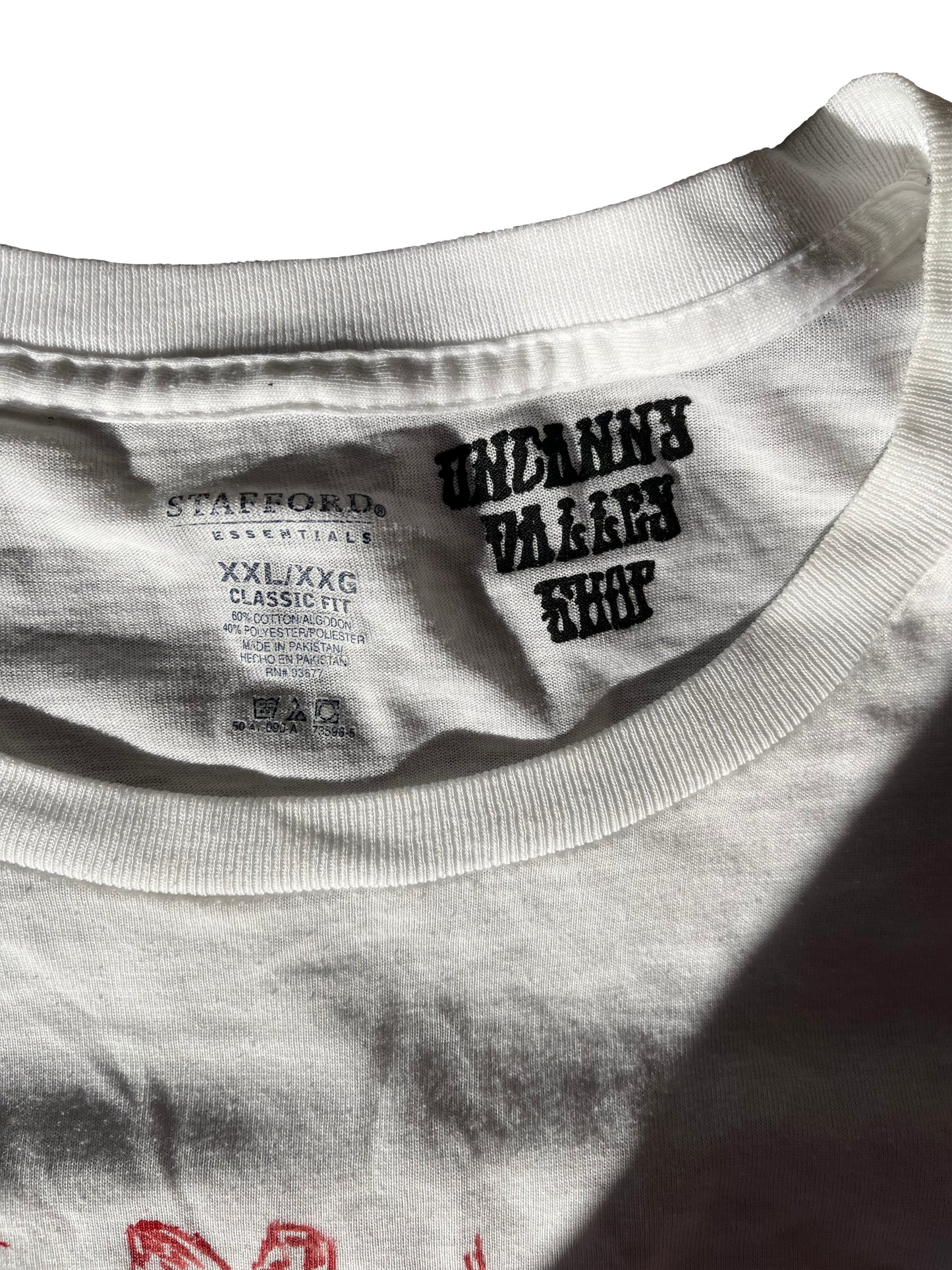 XXL Journey short sleeve white graphic tee shirt 06