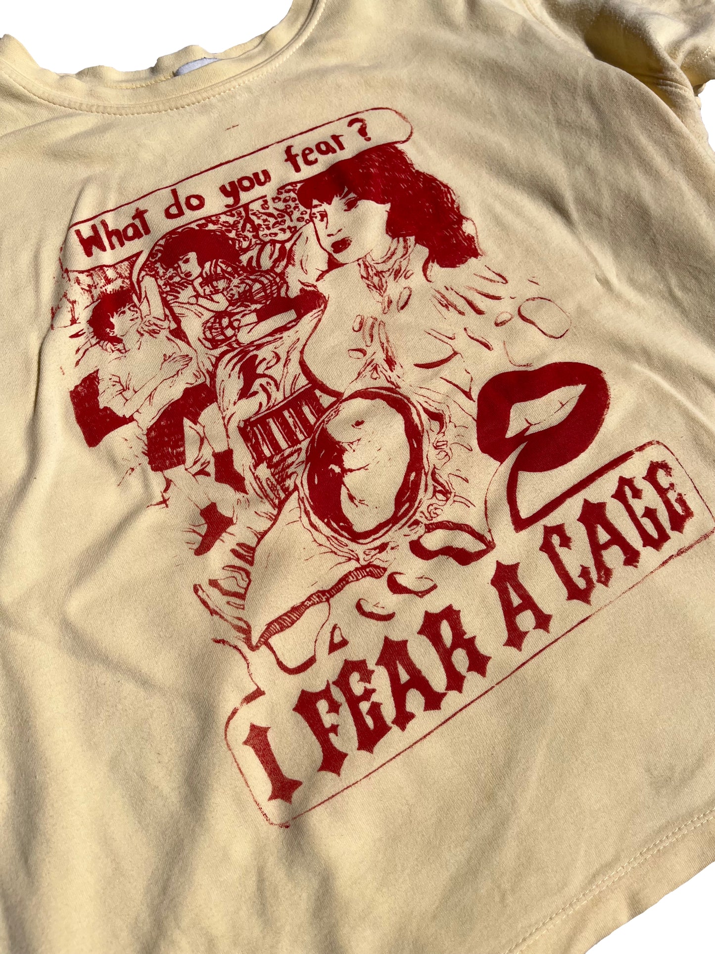 Small I Fear A Cage 05 Graphic Tee Shirt